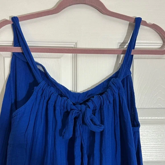 Old Navy Flowy Royal Blue Maxi Dress - Picture 3 of 9